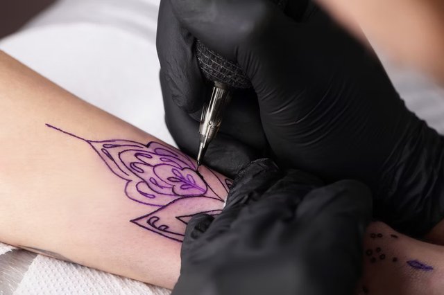 Fine Line Floral Tattoo placeholder